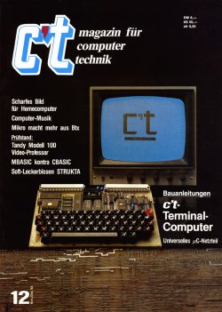 Titelseite der c't 12/83, 250 x 351 @ 24 KB