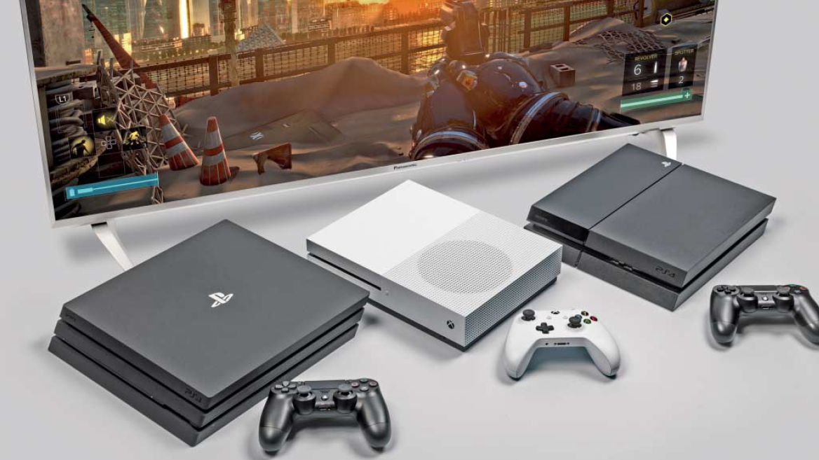 Die Spielkonsolen Xbox One S und PS4 im Vergleich | c't Magazin