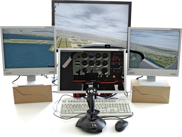 flightgear multiple monitors