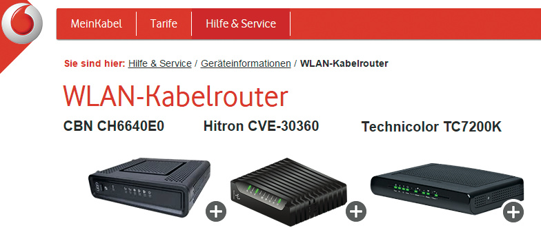Gefährliche Lücken in Kabel-Routern von Vodafone/Kabel Deutschland | c't  Magazin