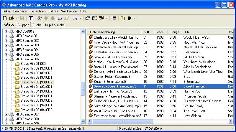 Advanced MP3 Catalog | Heise