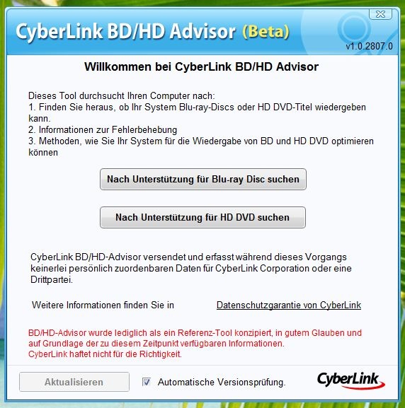 CyberLink BD & 3D Advisor - Gratis-Download | Heise