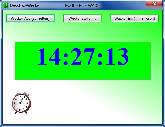 Desktop-Wecker - Gratis-Download von heise.de