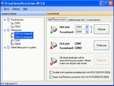 Virtual serial port driver как пользоваться