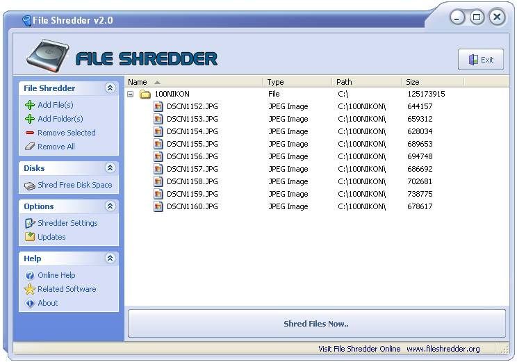 File Shredder | Download bei heise