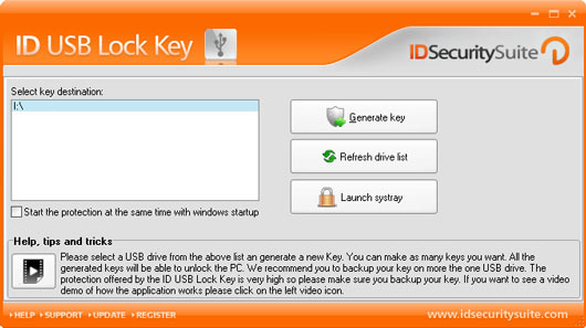 usb lock key