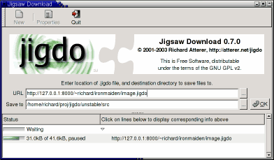 Jigdo как пользоваться в windows