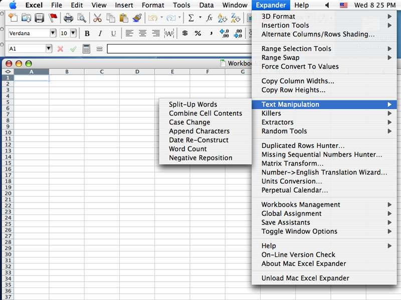 stat tools excel for mac 2017