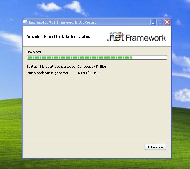 microsoft net frame work 3.5 service pack 1