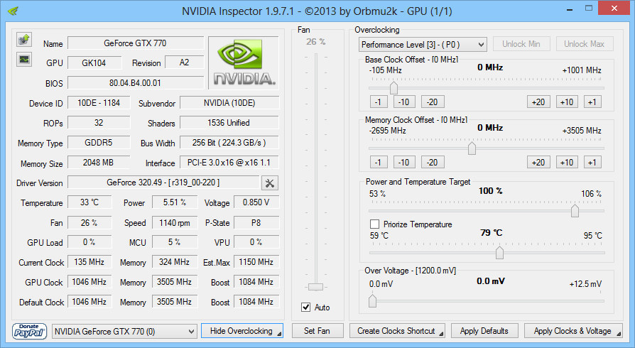 Nvidia Inspector | heise Download