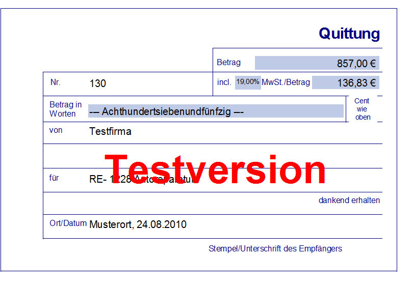 Rechnungsprofi Quittung | heise Download