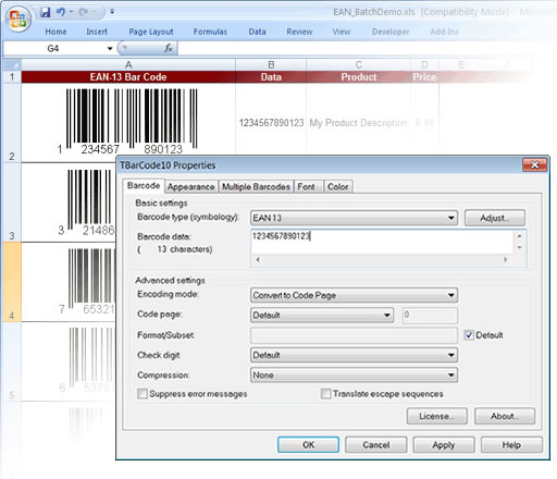 Как установить barcode ocx в windows 10