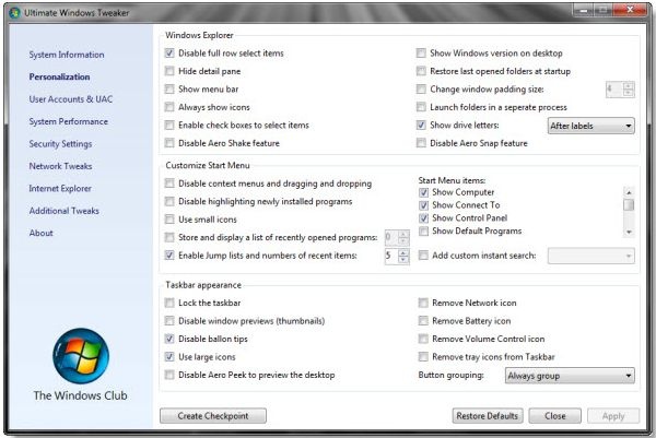 for apple download Ultimate Windows Tweaker 5.1