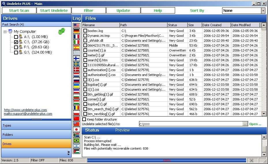 undelete software windows server 2003