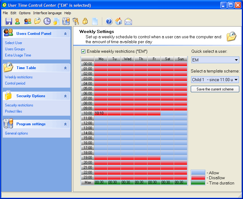 Time control программа для чего