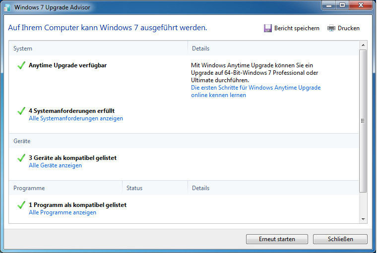 Microsoft windows 7 upgrade advisor что это