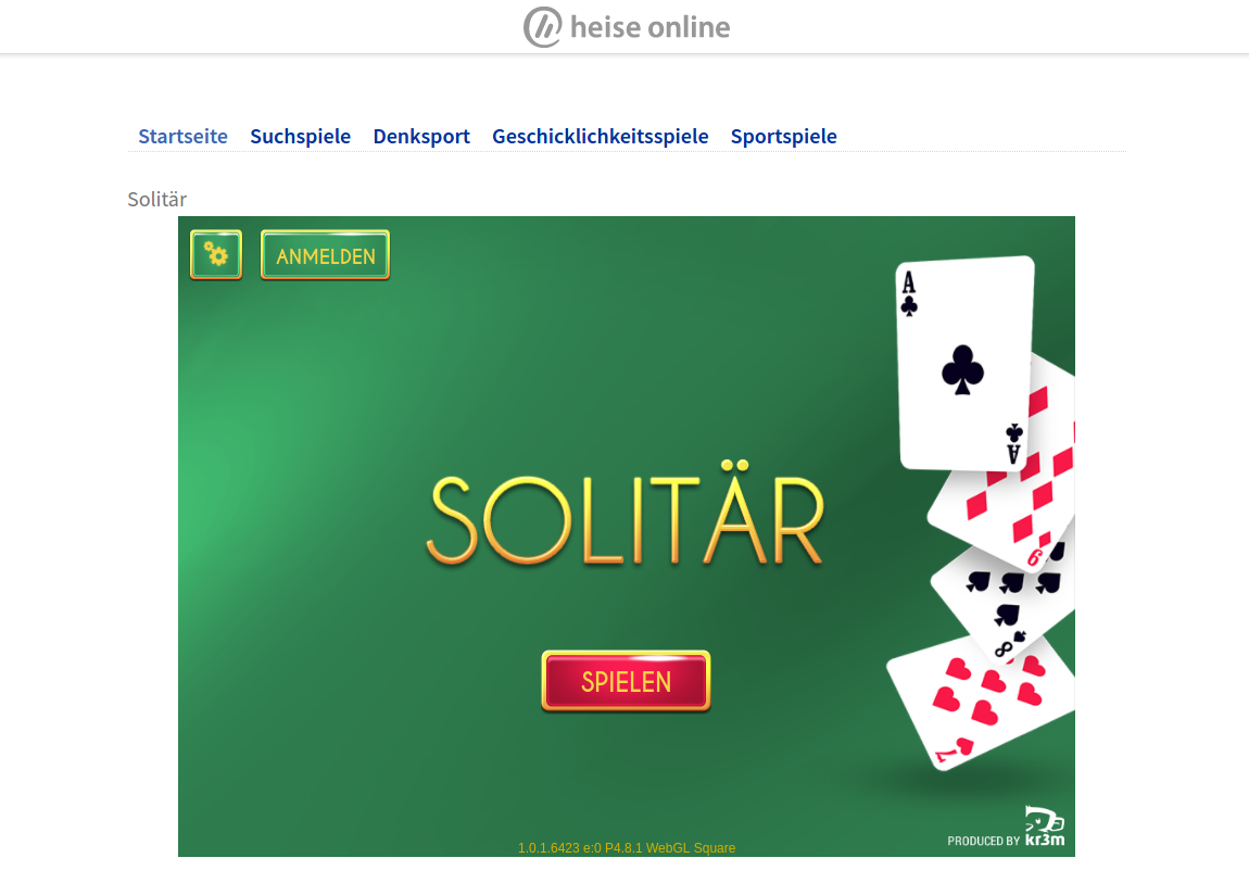 Solitär gratis spielen: Downloads, Apps und Browser-Games | heise Download