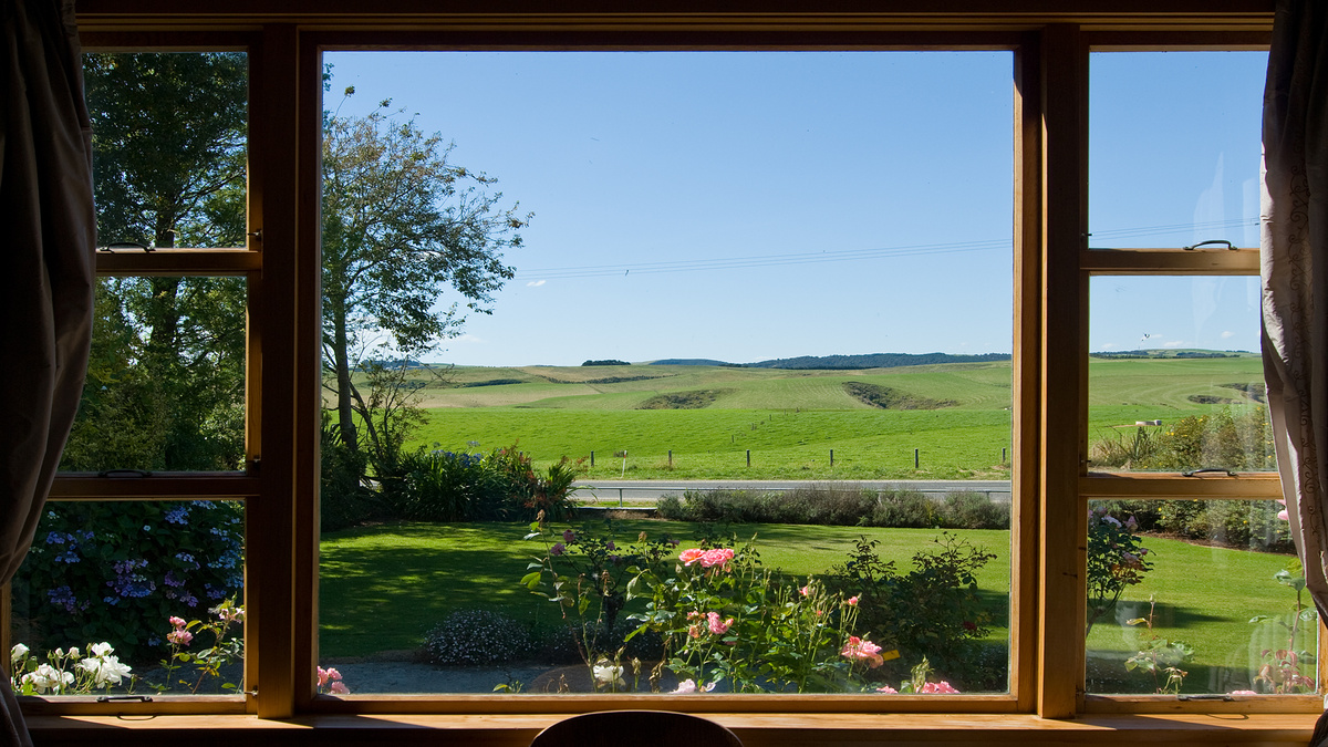 Das fenster. Blick aus dem Fenster вид из окна. Fenster.