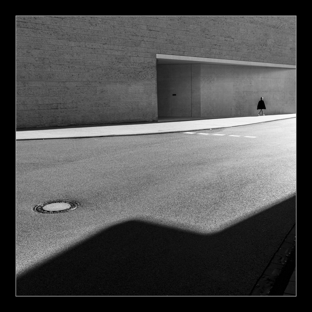 Schatten am Museum