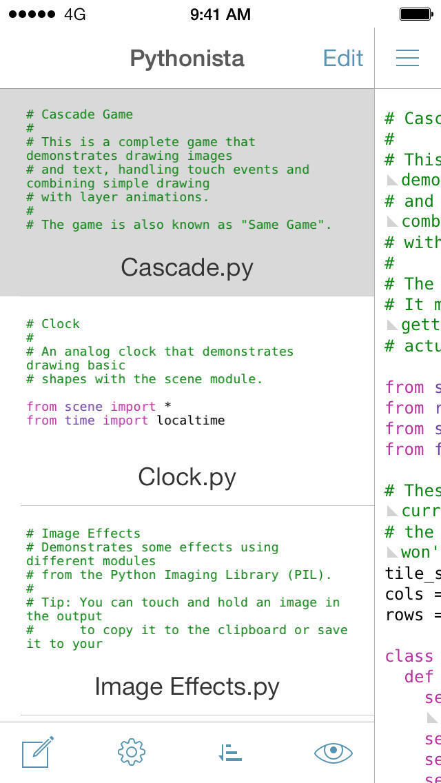 Pythonista-App mit Neuerungen und einer fehlenden Funktion | heise online
