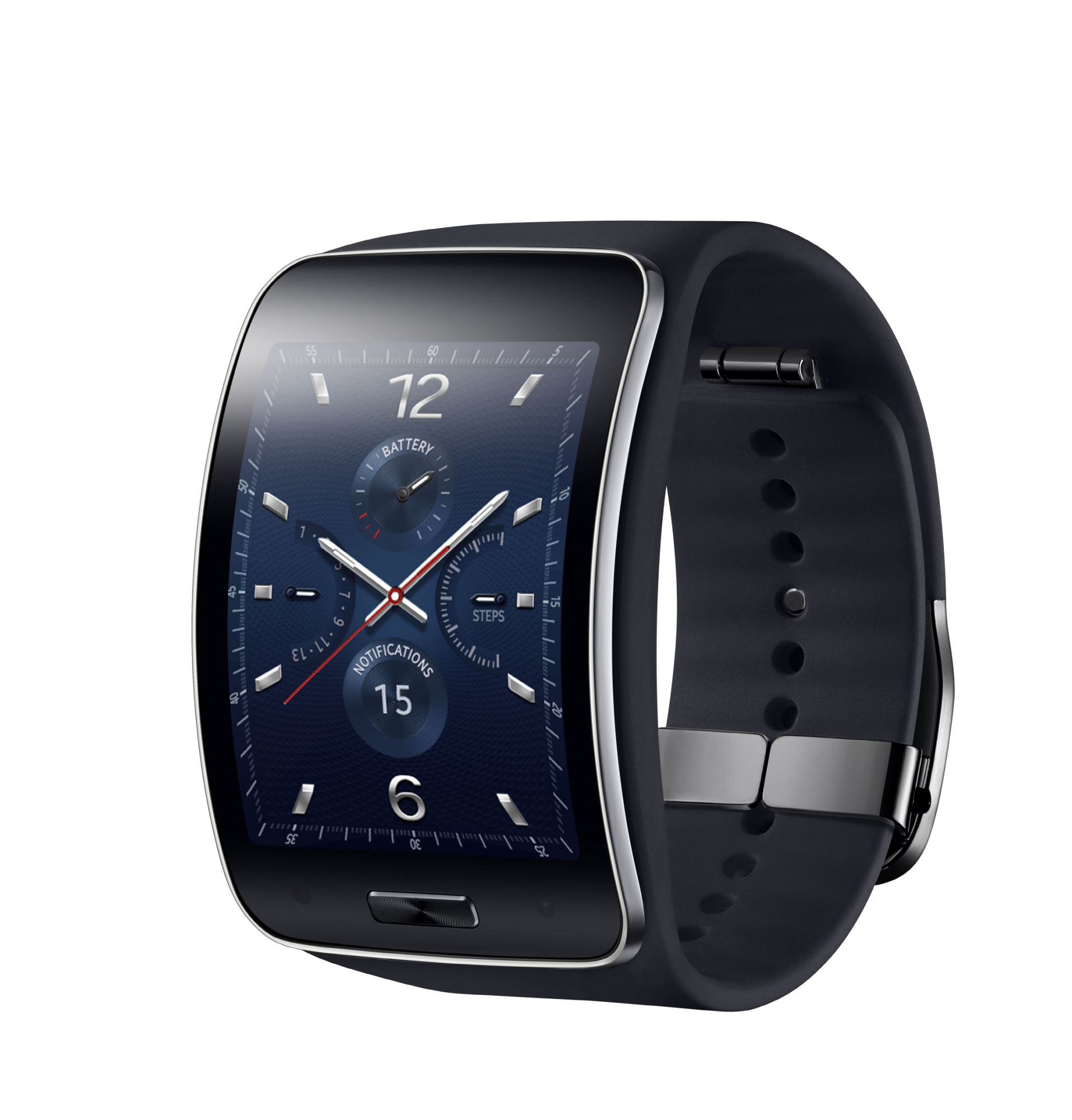 Samsungs neue Smartwatch Gear S: MIt UMTS und gebogenem Display | heise  online