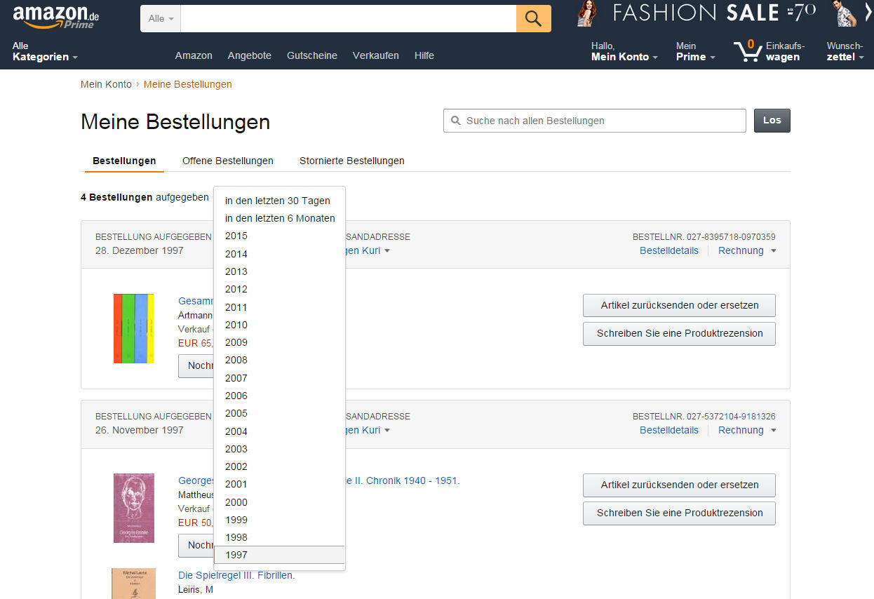 Unbefristete Amazon-Speicherpraxis: Kritik an Luxemburger  Datenschutz-Behörde | heise online
