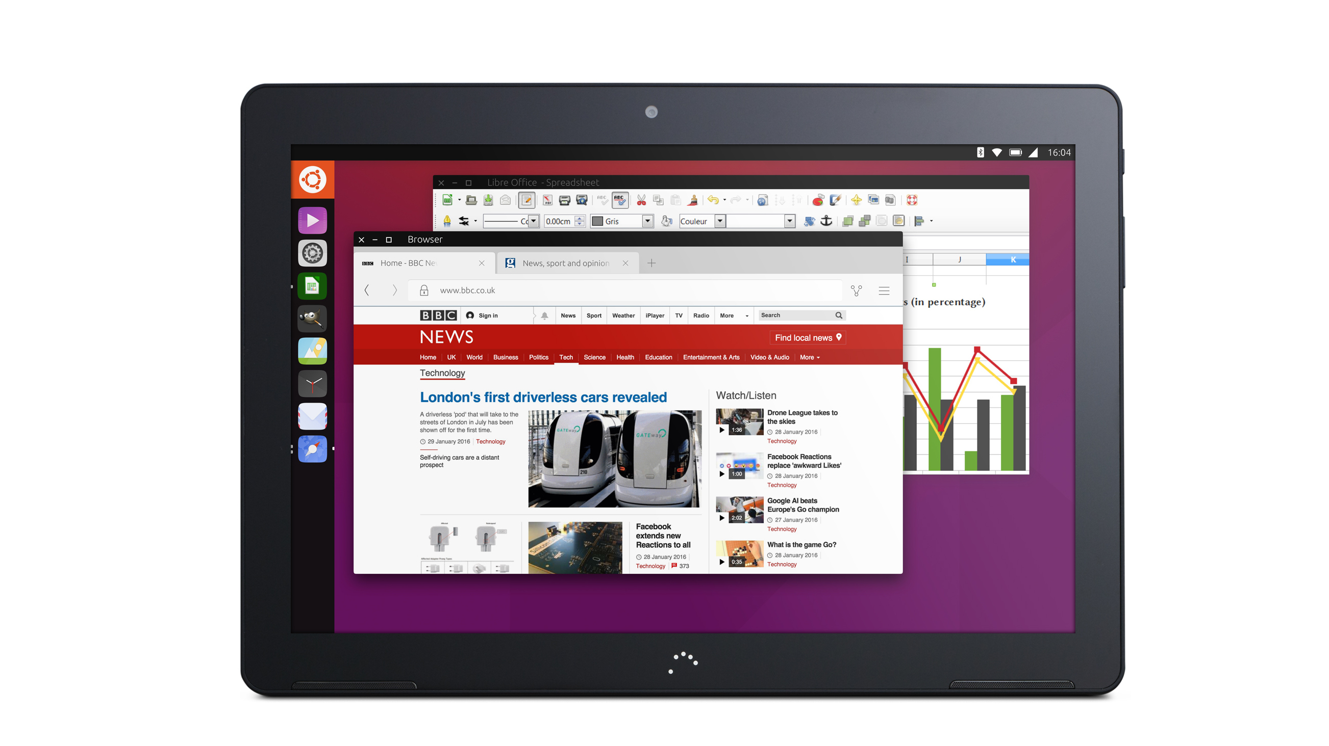 Aquaris M10: Ubuntu-Tablet für das mobile Büro und den Desktop | heise  online