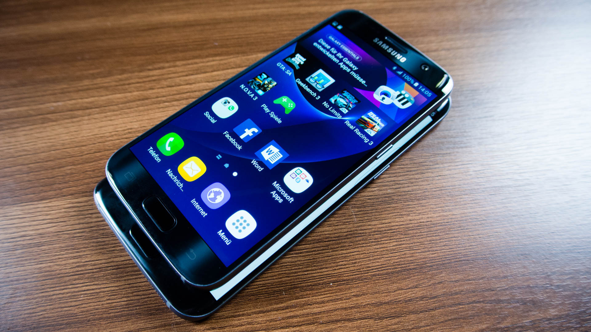 Samsung Galaxy S7 und S7 Edge im Test: Schnell, langer Atem,  lichtempfindliche Kamera | heise online