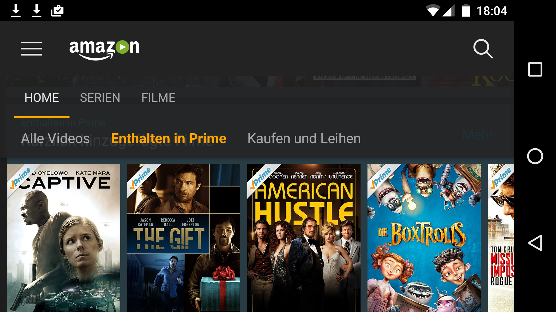 Amazon Prime Instant Video: Filme und Serien auf SD-Karte herunterladen |  heise online