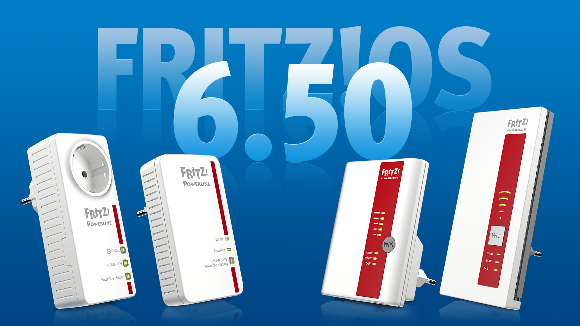 FritzOS 6.50 jetzt auch für Repeater und Powerline-Geräte von AVM | heise  online