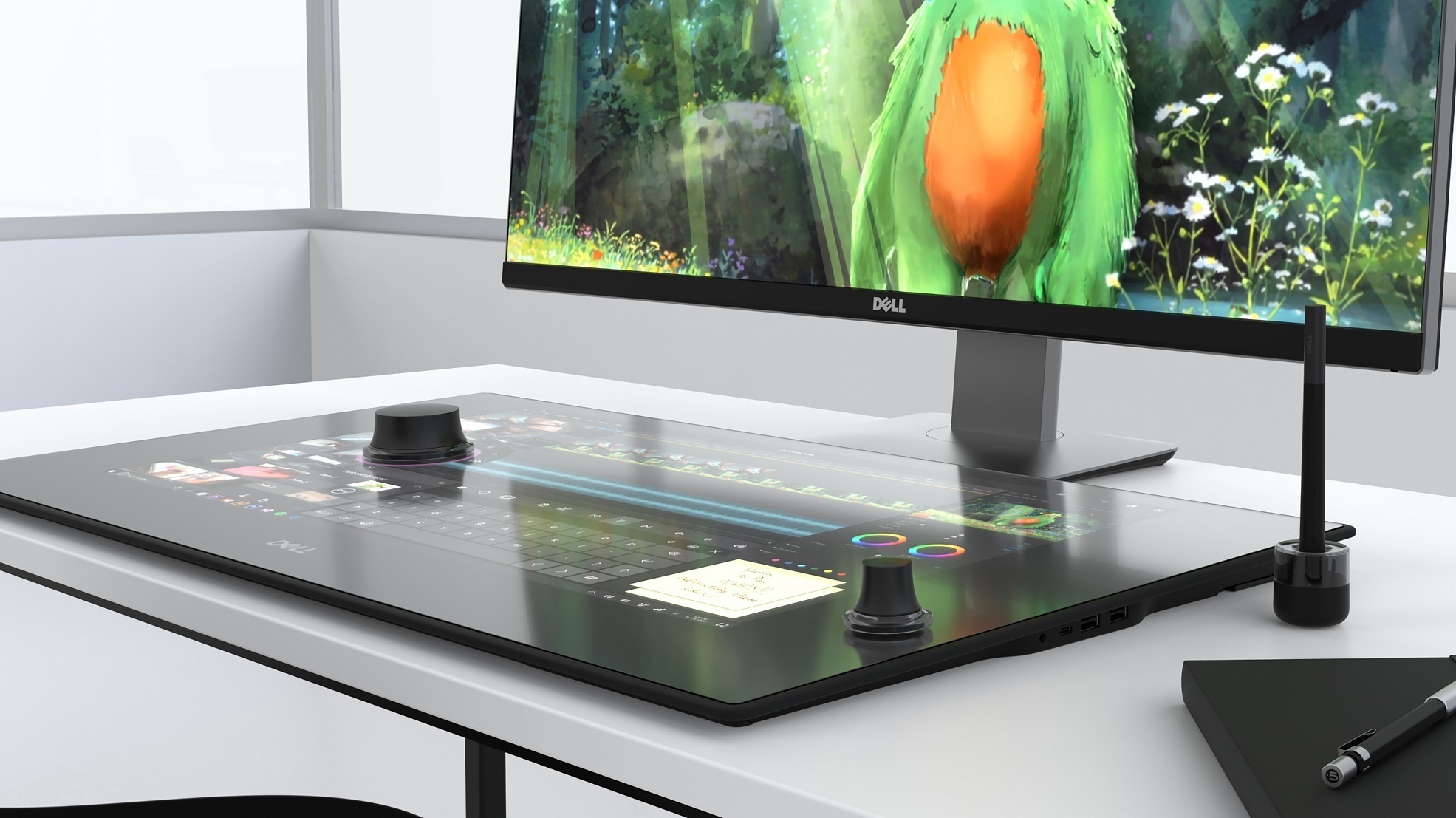 Dell Canvas statt Surface Studio: Digitale 27-Zoll-Leinwand mit Stift und  Drehreglern für PCs | heise online
