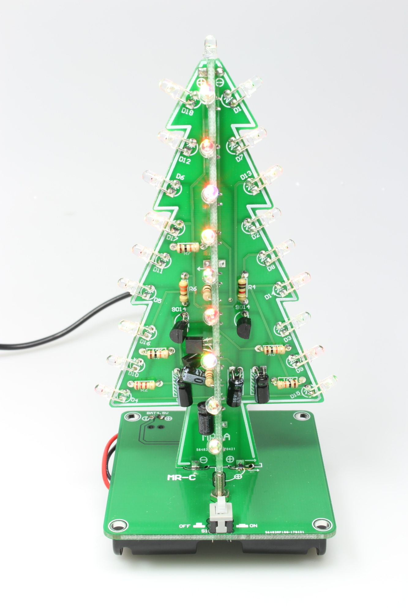 ELV Bausatz LED-Weihnachtsbaum LED-WB1, ohne LEDs, Beleuchtung