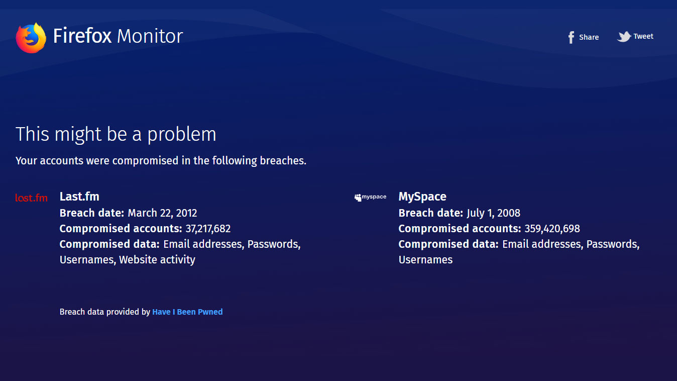 Firefox Monitor informiert bei gehackter E-Mail-Adresse | heise online