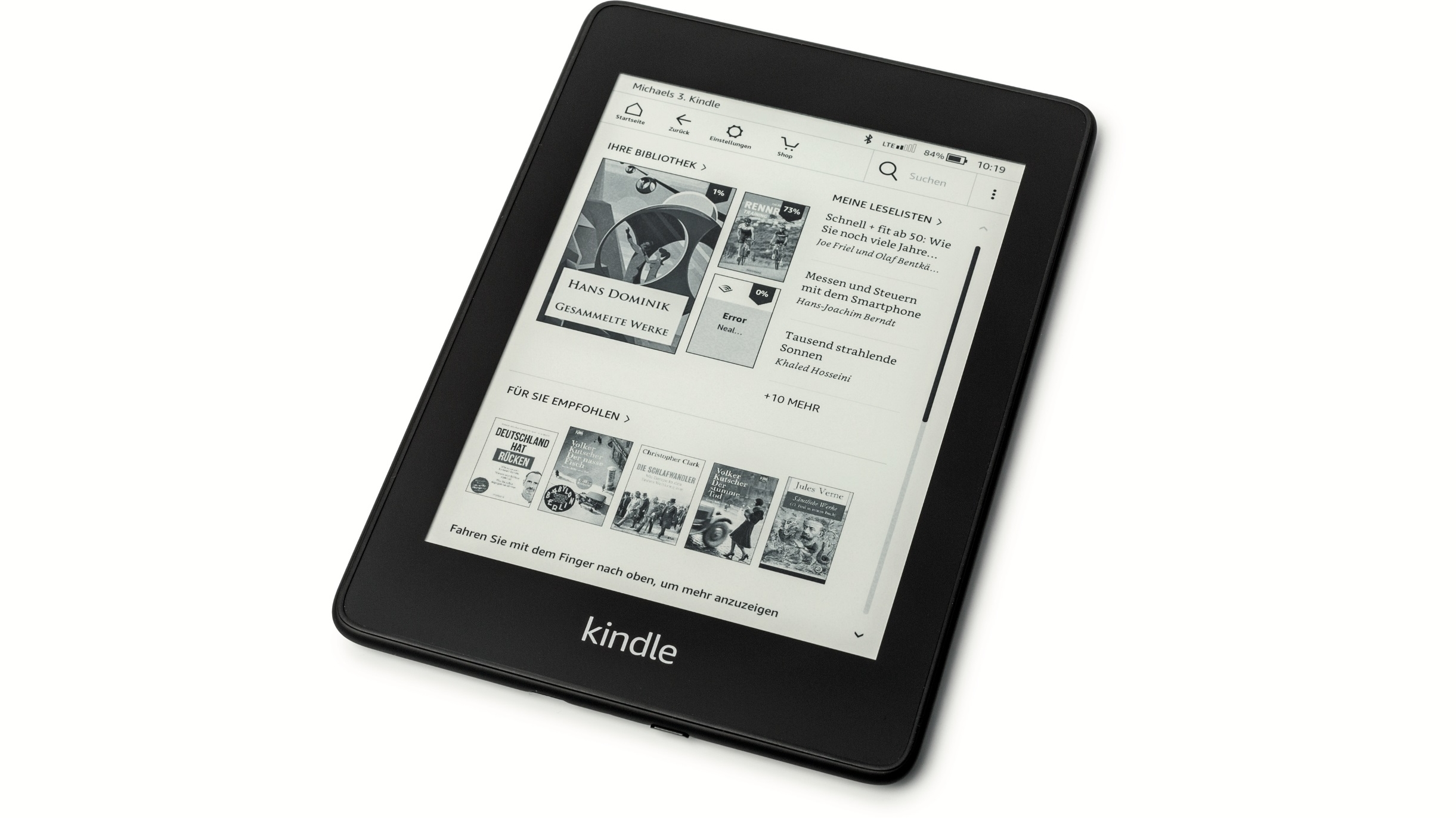 Kindle Paperwhite 2018: E-Book-Reader mit bis zu 32 GByte Speicher | heise  online