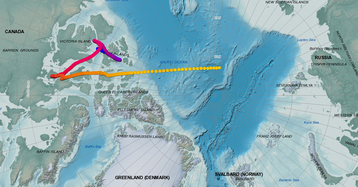 Da passiert etwas Seltsames": Position des magnetischen Nordpols  aktualisiert | heise online