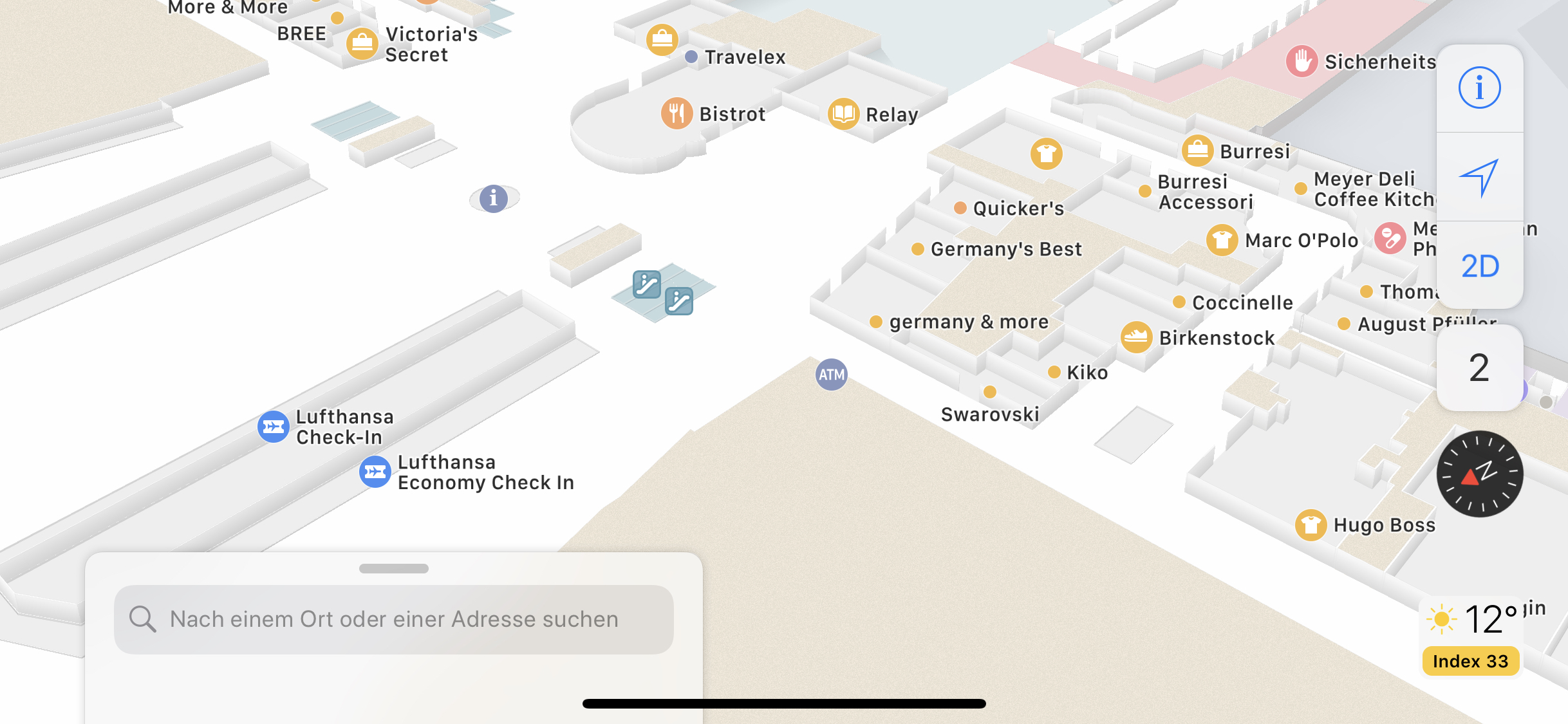 Apple Maps: Frankfurt Airport erhält Indoor-Karte | heise online
