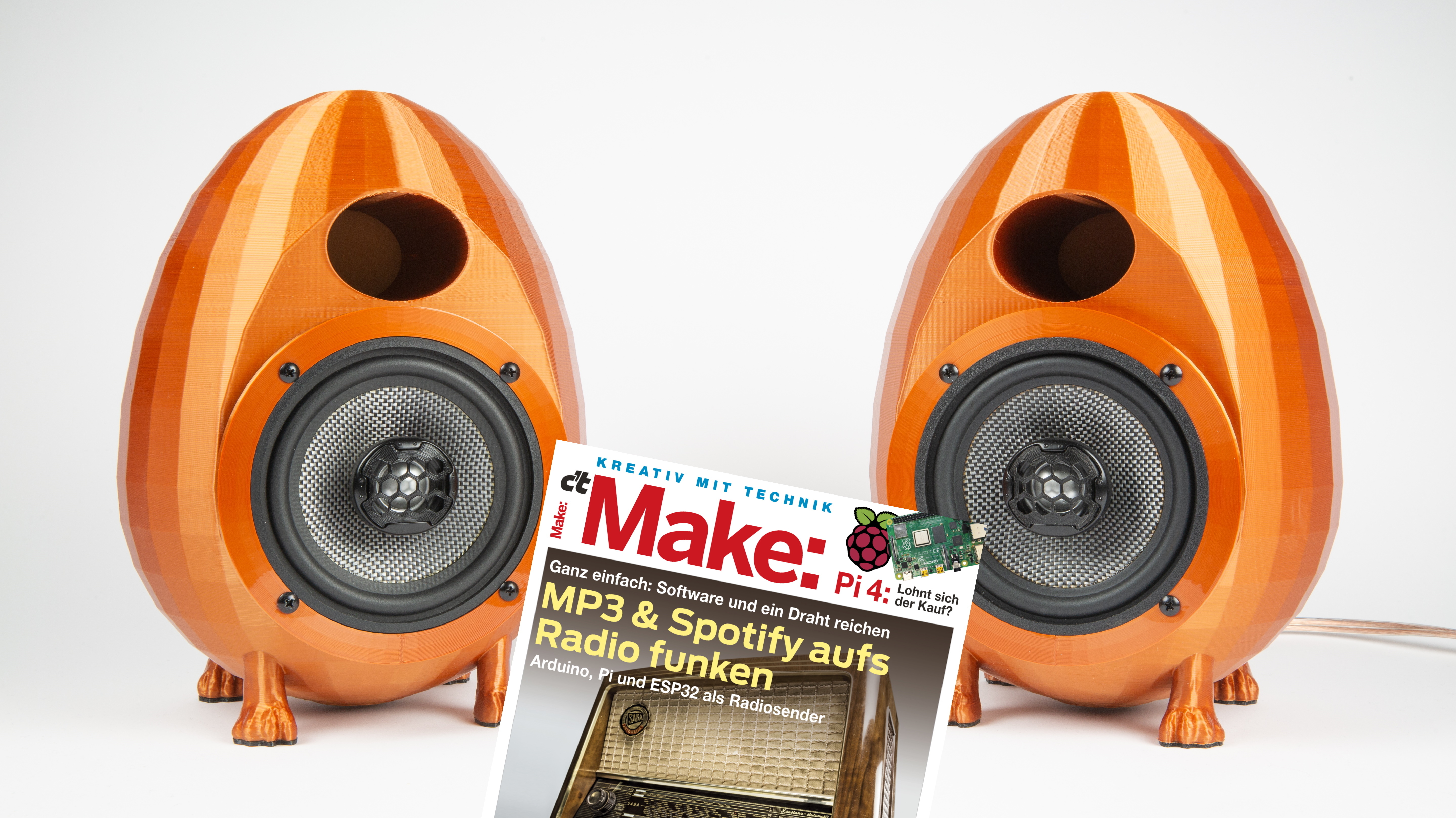 Aus dem 3D-Drucker: Lautsprecherboxen mit perfektem Klang | heise online