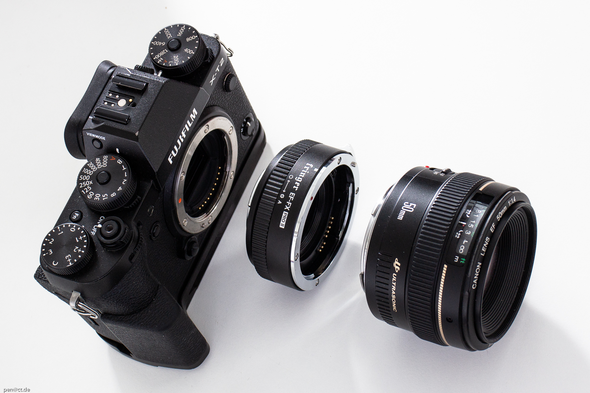 Fringer-Adapter ausprobiert: EF-Objektive von Canon an Fujifilm-X-Kameras |  heise online