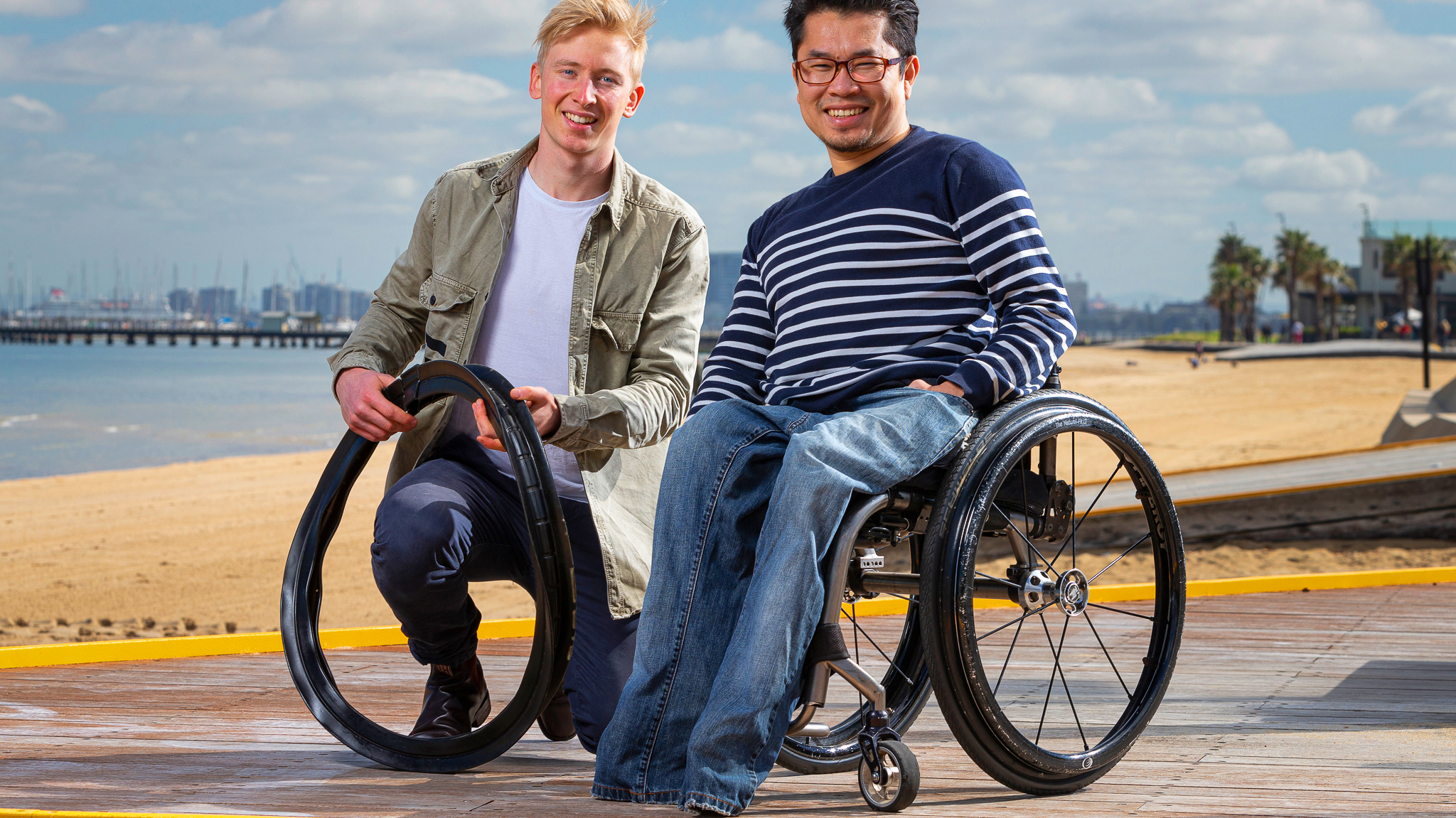 Mit dem Rollstuhl an den Strand | heise online