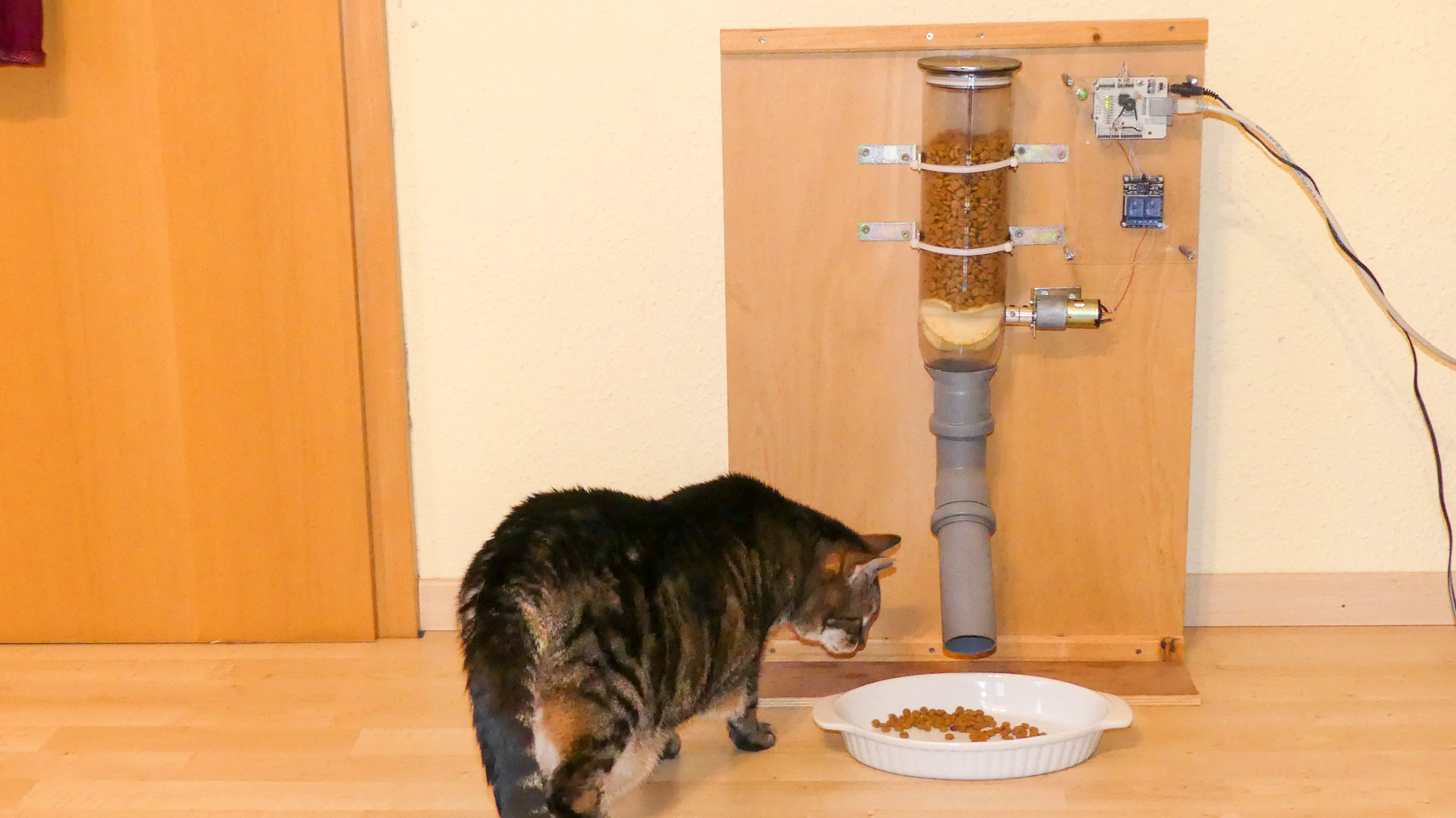Katzenfütterungsautomat mit Arduino-Mikrocontroller | heise online