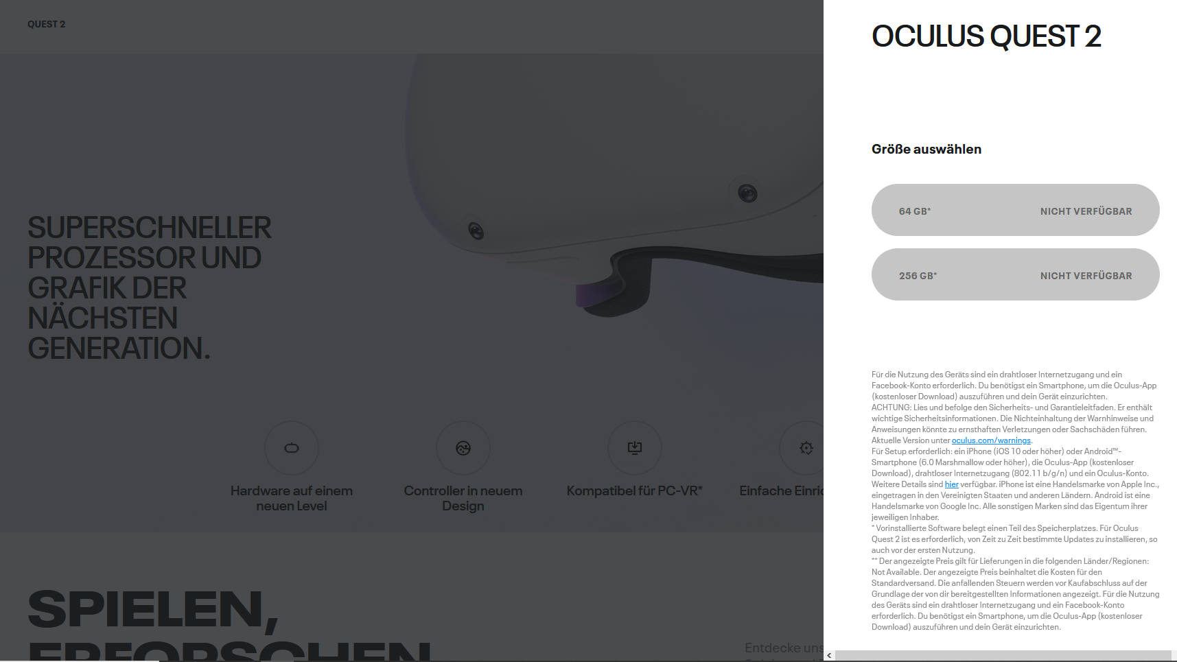 Auflösung hoch, Preis runter: Oculus Quest 2 für 350 Euro | heise online