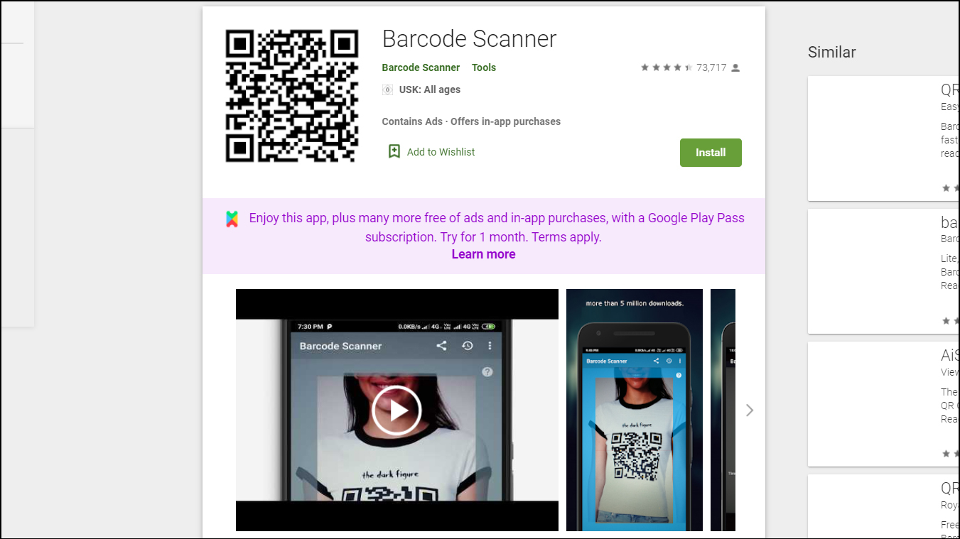 Von Google Play entfernt: Beliebter Barcode-Scanner wurde nach Update zu  Malware | heise online