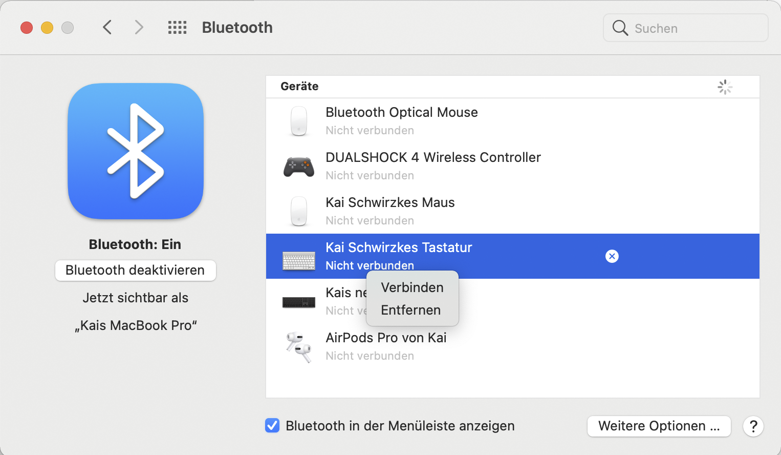 Tipp: Magic Keyboard 1 bei Verbindungsproblemen mit macOS Big Sur neu  koppeln | heise online