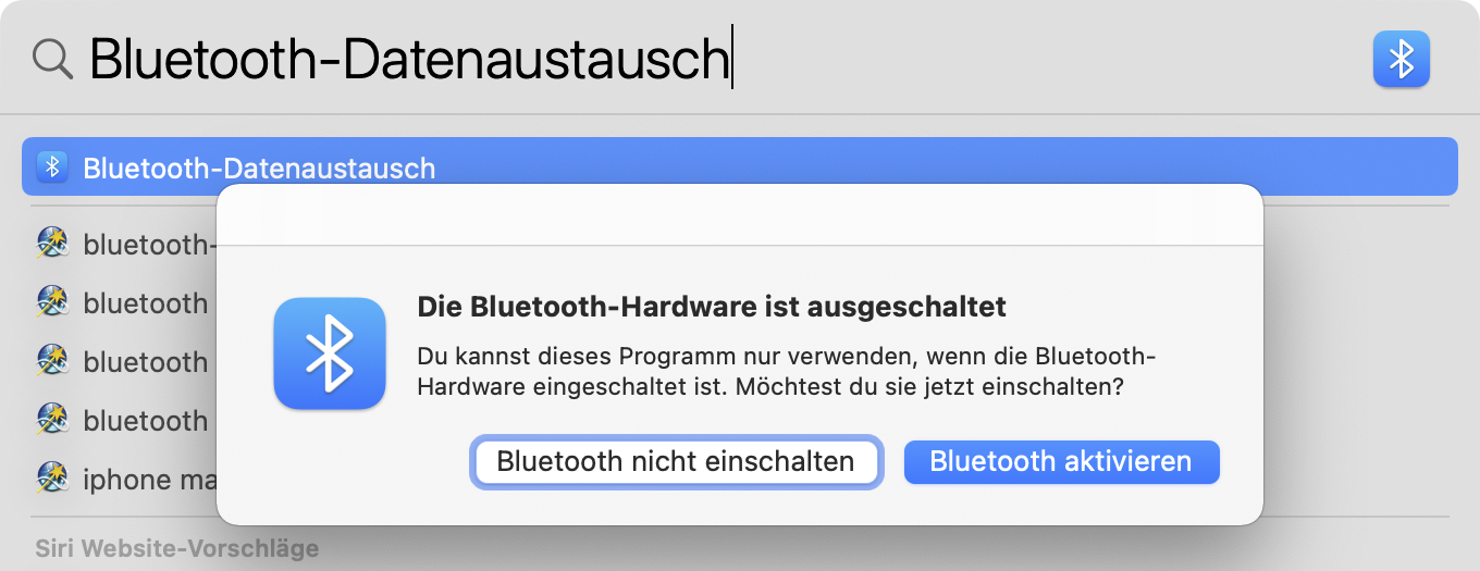 Tipp: Bluetooth am Mac ohne Maus aktivieren | heise online