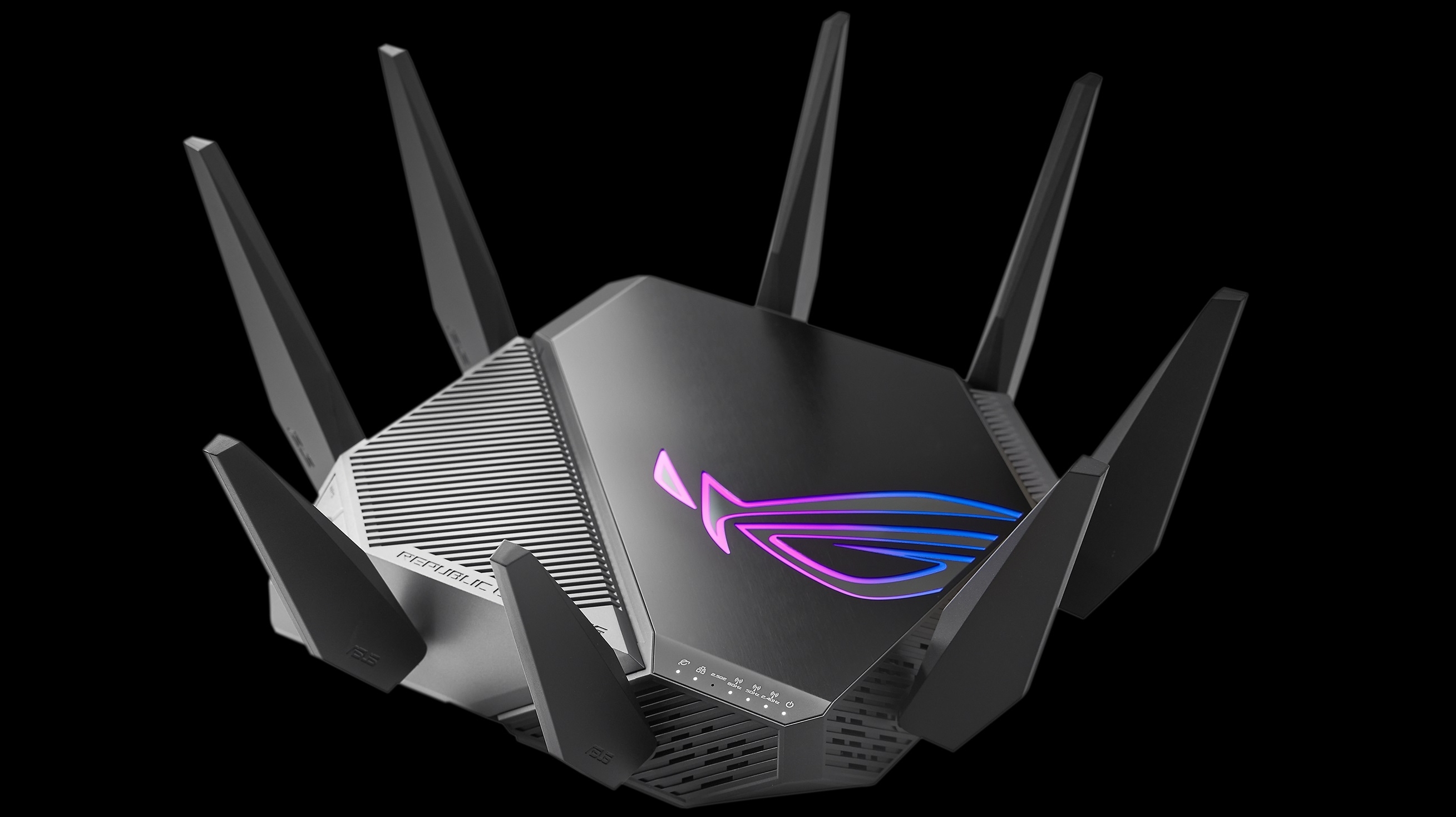 Asus ROG Rapture GT-AXE11000: Erster verfügbarer Wi-Fi-6E-Router mit  6-GHz-WLAN | heise online