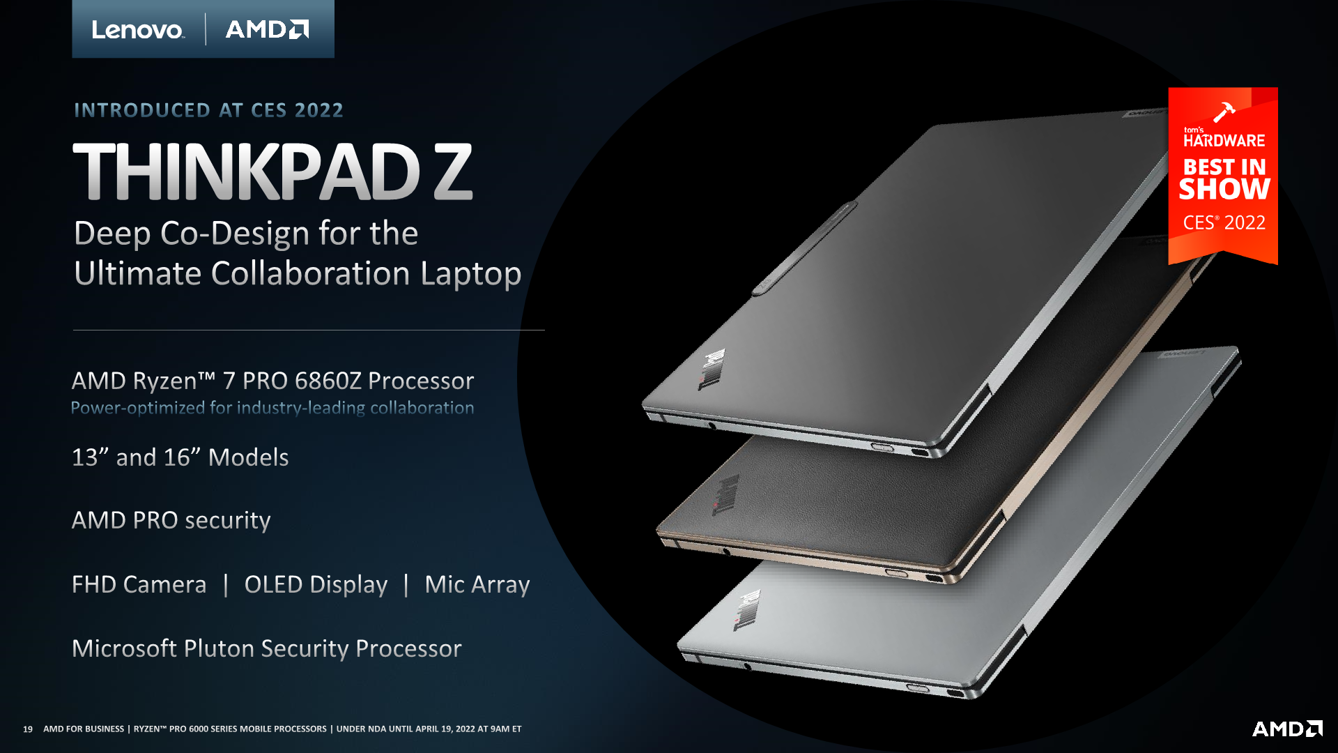 AMD Ryzen Pro 6000U/H: Zen-3+-CPUs für Business-Notebooks und  Mobil-Workstations | heise online