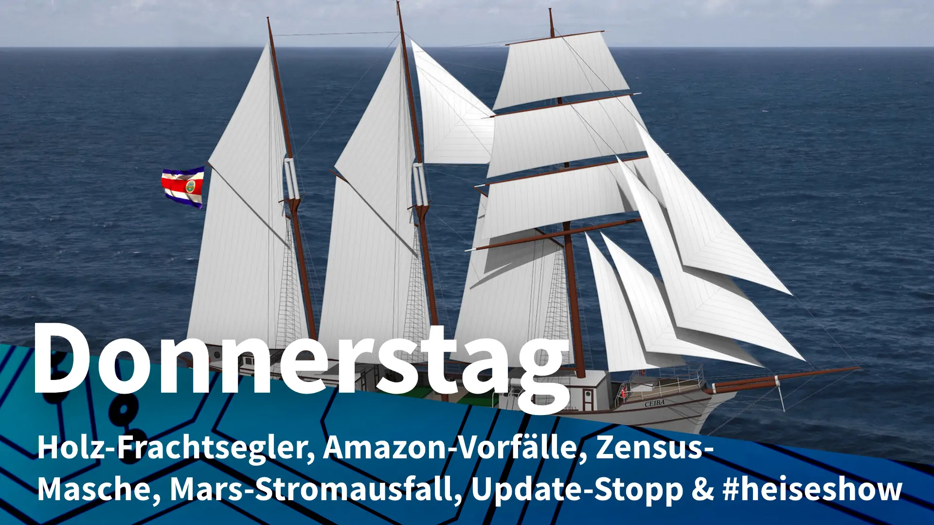 Donnerstag: Holzschiff für moderne Fracht, Diskriminierungsklage gegen  Amazon | heise online