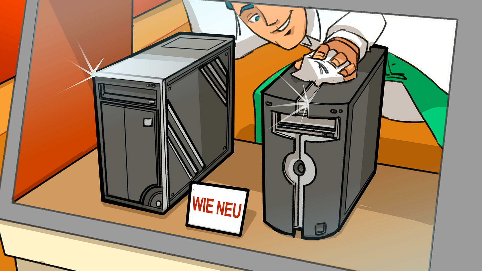 Testkauf: Das taugen gebrauchte Office-PCs unter 400 Euro | heise online