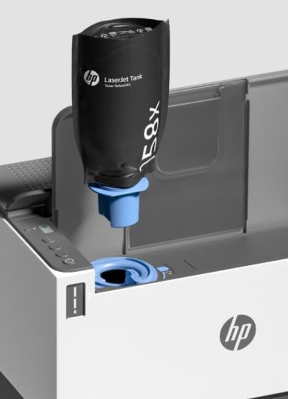 HP-Laserdrucker zum Nachfüllen: Toner aus der Tüte | heise online
