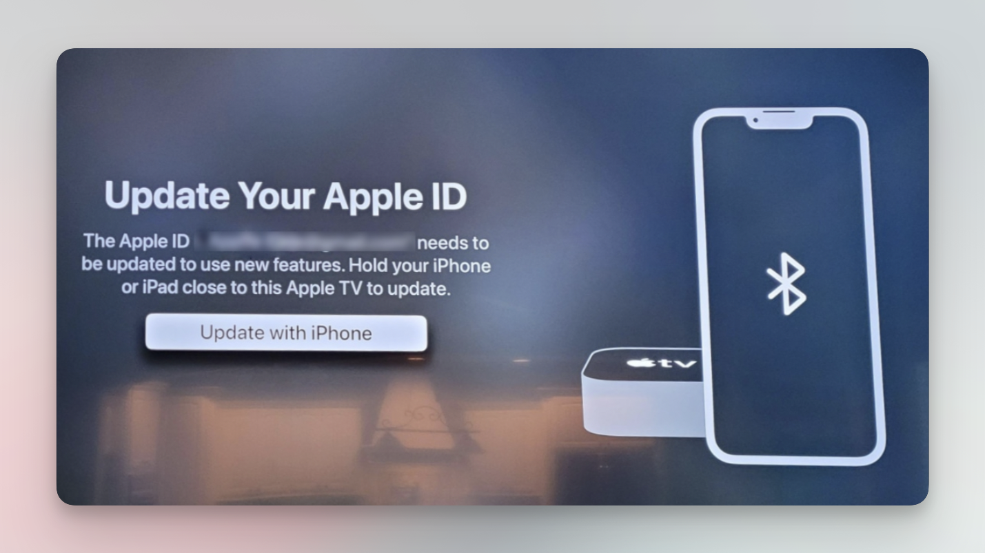 Dilemma: Apple TV verlangt iPhone zum Apple-ID-Update | heise online